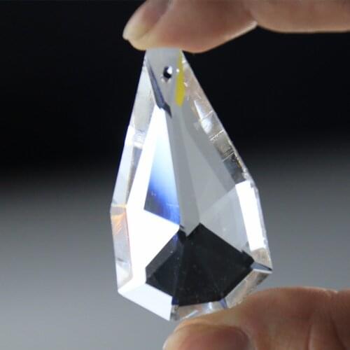 5 PCS 38 Mm Drop Crystal Pendant Accessory Chandelier Accessories Sun Catcher Prism Necklace Bracelet Jewelry Accessories