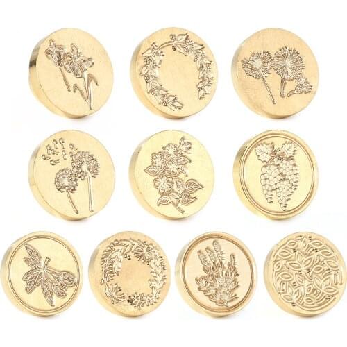 Retro Wax Seal Stamp Replace Copper Head Vintage Envelope Sealing Hobby Tools DIY Sealing Wax Decoration Craft Kits Post Decor