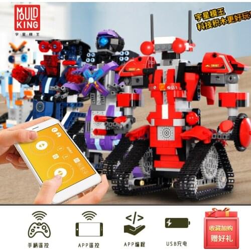 Building Blocks Toy Bricks Technic RC Electric Robot Car Remote Control APP Intelligent Creative Idea For Children Birthday Gift