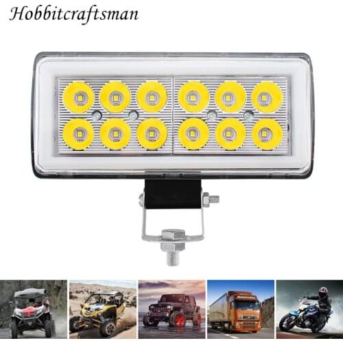 Hot Sale 7 Inch 36W Combo Led Work Light Bars Spot Beam for Car Tractor Boat OffRoad Off Road 12V 24V 4WD 4x4 Truck SUV ATV