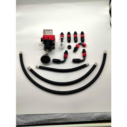 Universal Adjustable Fuel Pressure Regulator Oil 160psi Gauge AN 6 Fitting End