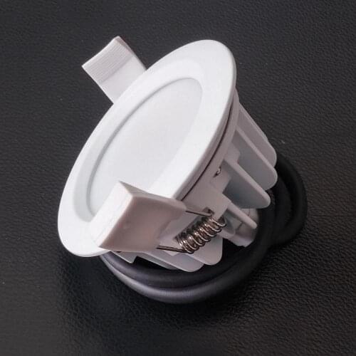 20pcs 8W Dimmable Recessed LED Downlight Driverless AC220V Bathroom Washroom IP65 Waterproof LED Ceiling Spots