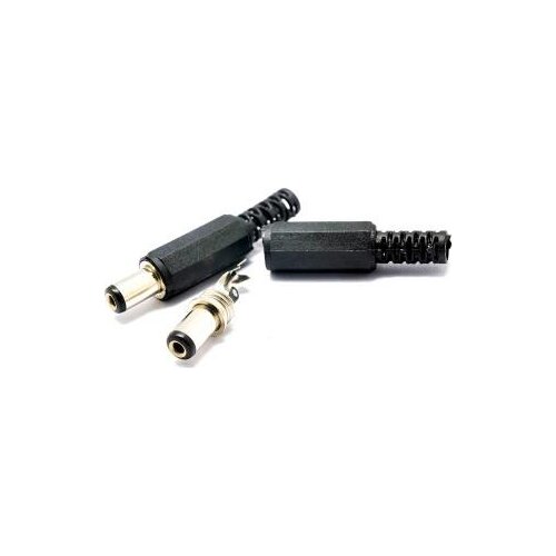 10pcs Connector Male DC Power Jack Plug 2.1 x 5.5 DC Power Male Plug Jack Adapter Connector Socket For CCTV Camera Connector
