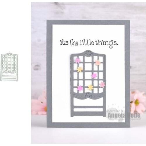 2021 New Arrival Window Screen Metal Cutting Dies Stencil Craft Die Cut Make Mould Decor Template for Scrapbooking Design Model