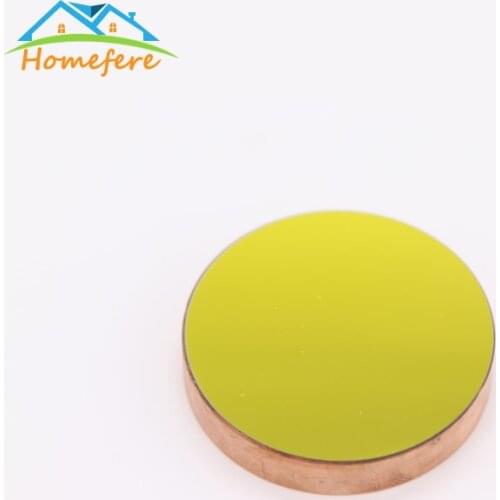 3 Pieces Cu Reflective Mirror Diameter 20 25 30mm Copper Co2 Laser Reflective Mirror For CO2 Laser Engraving Cutting Machine