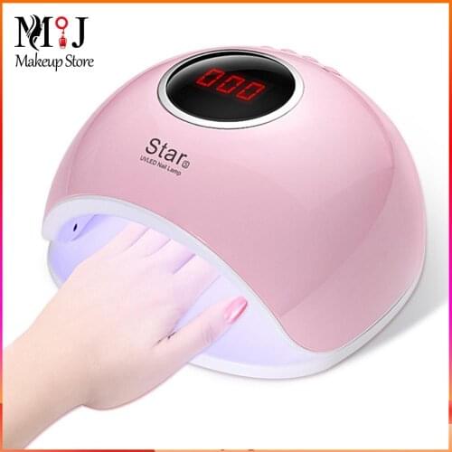 4 Gear Intelligent Timing Manicure LED UV Phototherapy Nail Polish Lamps 72W Nails Dryer Ice Lamp Nail Art Tool(US)