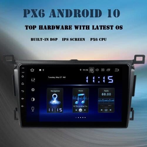 Dasaita 9“ Android 10.0 Car Radio for Toyota RAV4 2014 2015 2016 2017 2018 DSP Multimedia Player 1 Din Autoradio 4GB+64GB