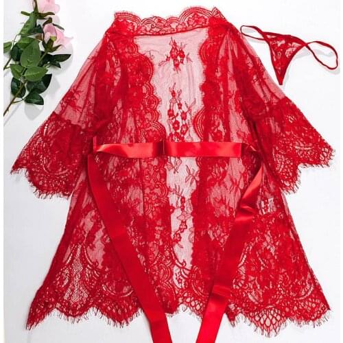 Sexy Lace Bridesmaid Robes Lace Robe Bride Elegant Sleepwear Women Dressing Gown Bathrobe Kimono lace Bath Robe Sleep Lounge