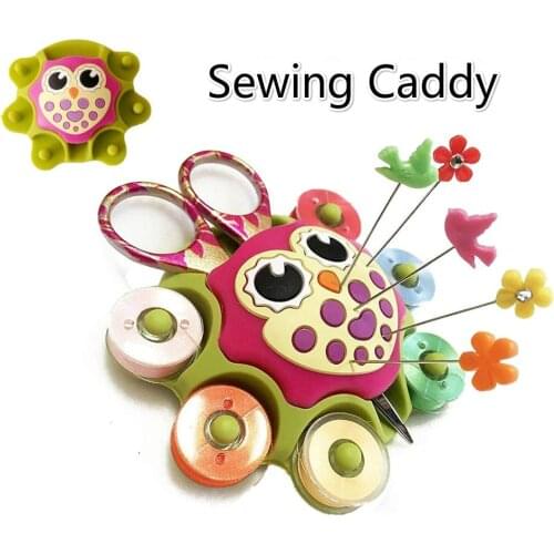 1PCS Sewing Caddy Organizer Scissor Holder Bobbins Holder Pincushion