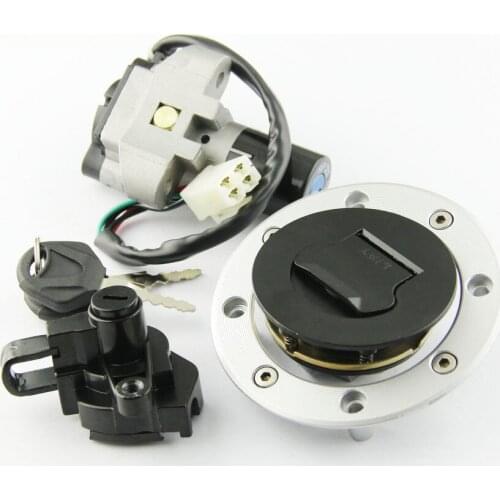 Motorcycle Fuel Tank Cover Cap Lock With Ignition Switch Lock FOR SUZUKI RF600 GN76A RF900