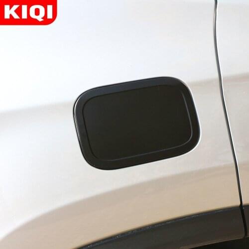 Aluminum Alloy Car Exterior Tank Cover Fuel Filler Gas Cap Lid Molding Decoration Sticker for Jeep Compass 2017 2018 2019