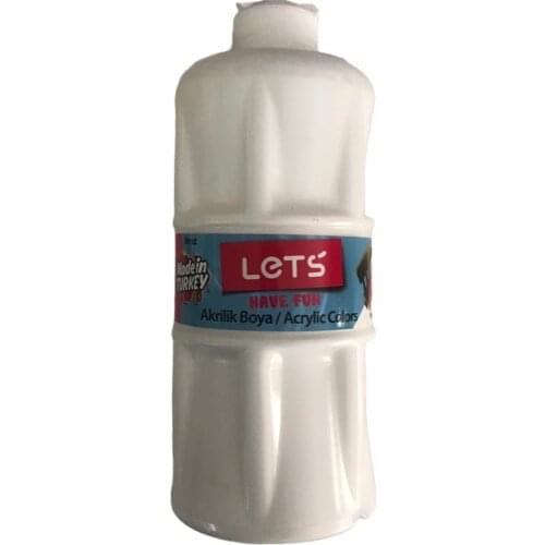 Lets Acrylic Paint White 500 Ml