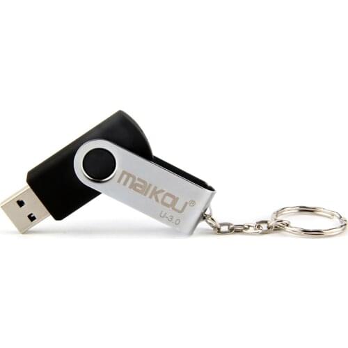 Maikou UK204 USB3.0 32GB height 360 degree rotating U disk with keychain(32B)