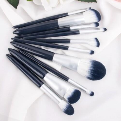 YXN 10pcs Makeup brushes set Metallic Pink beauty Make up brush Soft blush Powder Foundation Eyeshadow brush Cosmetic Tools Kit