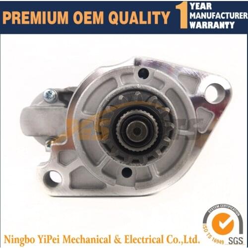New Starter 12 Volt 31B66-00101 FOR Mahindra Farm Tractors 1815 1816 3015 Mitsubishi engine S3L2