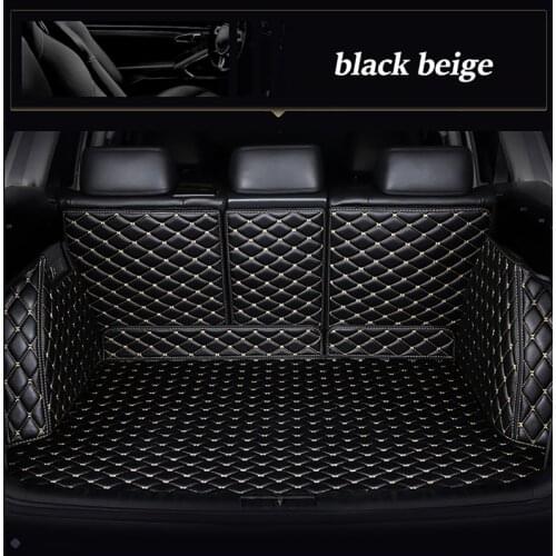 Full Coverage Custom Car Trunk Mats for SKODA Octavia A5 A7 Kodiaq Superb Wagon Fabia Rapid Yeti Combi Karop Car Accessories