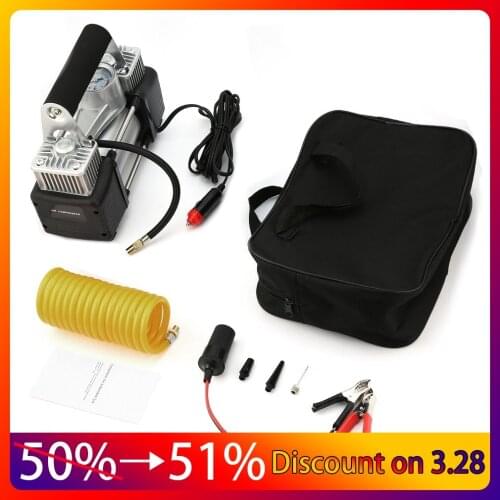 Portable Styling Super Flow Car Tire Tyre Inflator DC 12V Metal Vehicle Auto Electric Pump Air Compressor Hot Drop Shipping