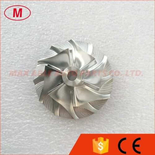RHC6 Turbocharger Aluminum 2024/Milling/Turbo Billet compressor wheel 41.59/64.9mm 6+6 blades FOR HINO CXAD TURBO CHRA/Core