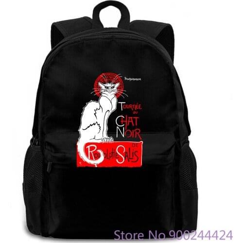 THEOPHILE STEINLEN 1896 PARIS CABARET LA CHAT NOIR X Homme women men backpack laptop travel school adult student