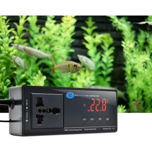 110/220V 10A Digital LED Temperature Controller Thermostat for Aquarium Reptile