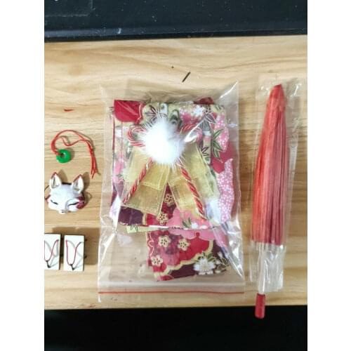 1/6 Scale Female Soldier Japanese Kimono Suit Model for 12" Action Figure Doll