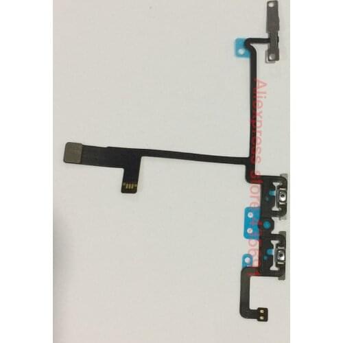 10Pcs/lot For iPhone X Original New Volume Mute Switch Button Flex Ribbon Cable Replacement Parts