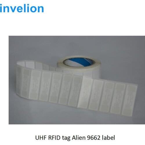 25pcs/lot UHF rfid lable long range 860-960MHZ EPC Alien 9662 UHF RFID inlay with free wet inlay label uhf card sample