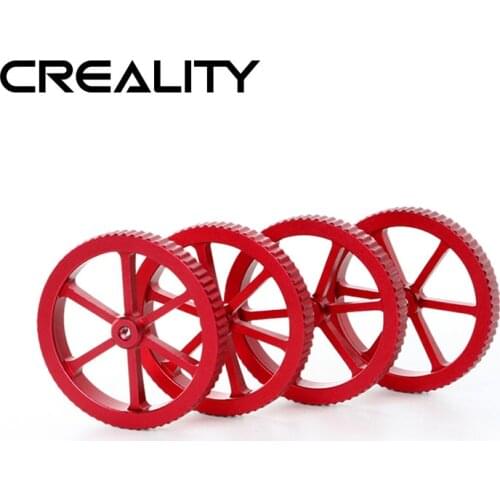 CREALITY 3D Printer Accessories 4Pcs/LotNew Large Red Hand Twist Leveling Nut Spring (Optional) For CREALITY 3D Printer