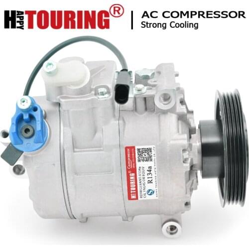 AUTO AC Compressor For Audi A4 8E B6 A6 4B C5 1.9 TDI 7SEU16C 4B0260805M 8E0260805AB 8E0260805M 8E0260805T 8E0260805D 8E0260805
