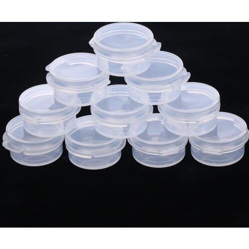 10Pcs Make Up Jar Mini Sample Bottle Sealing Pot Face Cream Tools Refillable Bottles Jar Travel Accessories Free Shipping