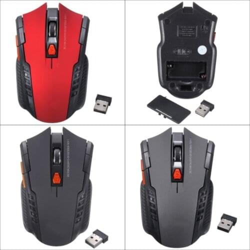 2.4G Wireless Gaming Mouse 2400DPI 6 Buttons 2.4Ghz Mini Wireless Optical Gaming Mouse Gift for PC Laptop