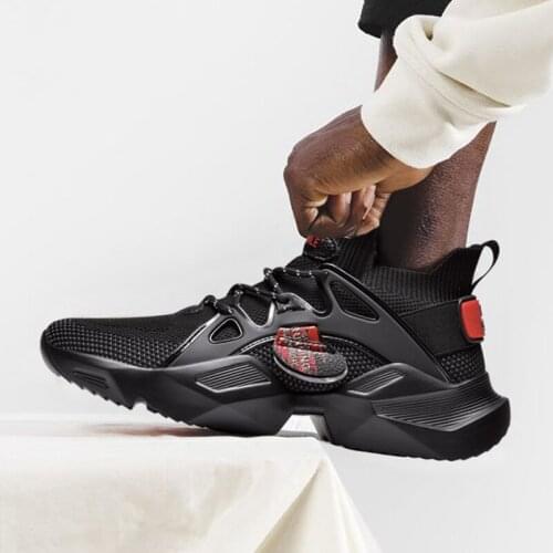 Branded spring breathable casual mens loafers young hombre for mesh korean summer sapato trainers mens masculino men fashion on