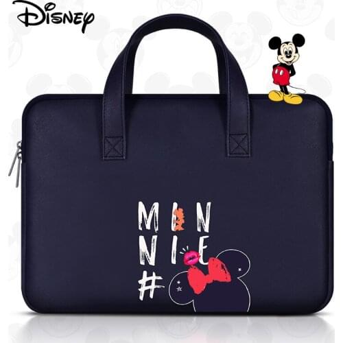 2021 Disney Mickey Laptop Bag Case Notebook Sleeve Waterproof Bag for Macbook Air Pro 13 14 15 For Dell Acer Asus HP Handbag