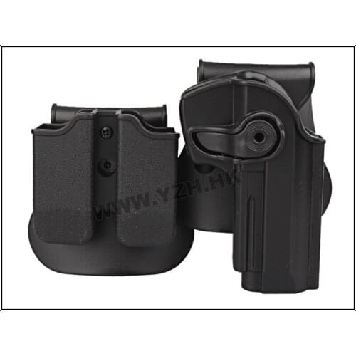 IMI DEFENSE Polymer Retention Roto Holster and Double Magazine Holster Fits Beretta 92/96/M9 BD6102