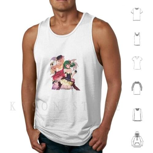 Macross Frontier Tank Tops Vest Sleeveless Sheryl Ranka Macross Frontier Mechas Idols Nome Space War Mecha Anime Manga