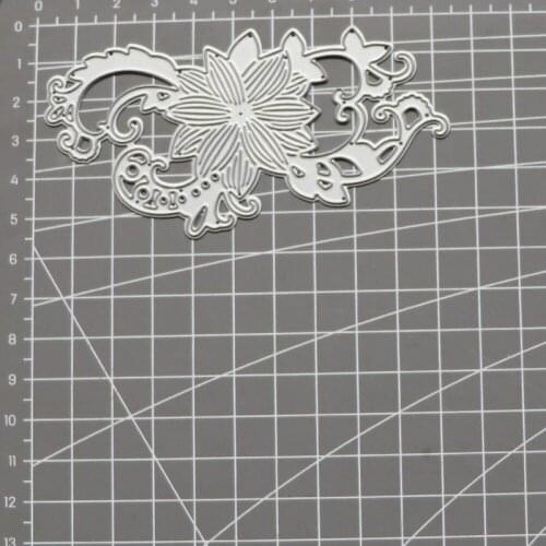 Flower Plant Background Metal Cutting Dies For DIY Scrapbooking Card Paper Craft Handmade Album Handbook Decoration