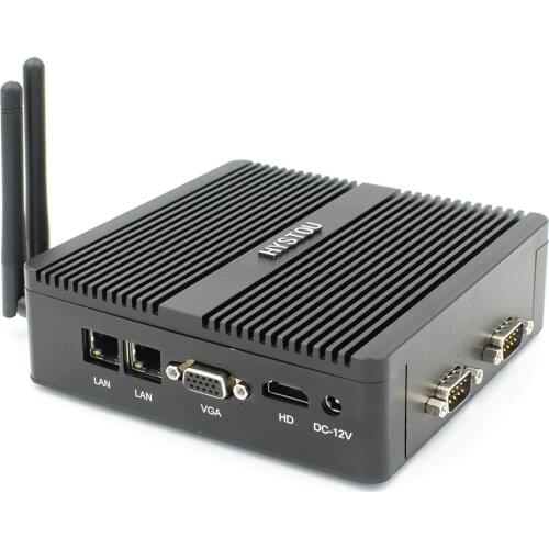 Celeron Quad Core J1900 2 LAN Mini PC Windows 10 Linux Ubuntu PFsense Router Firewall Server Computer 2 RS232 COM