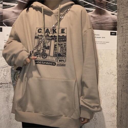 Latest Design Fashion Printed Graphic Unisex Fleece Cotton Oversized Pullover Hoodie