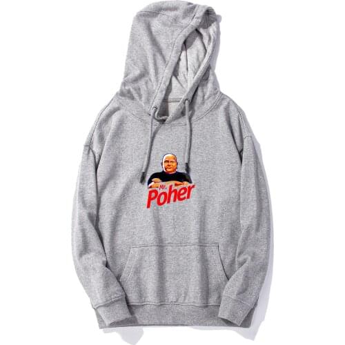 Mens Hoody Winter Russian Style Jacket Mr Poher Fleece Cotton Adult Smock Gift for Male