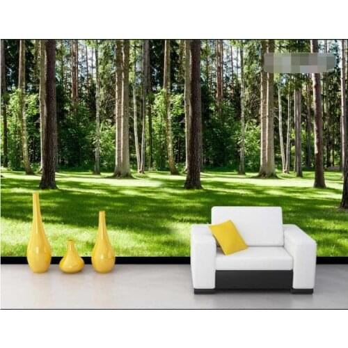 3d wallpaper custom mural non-woven 3d room wallpaper natural scenery poplar forest TV setting wall photo wallpaper for walls 3d