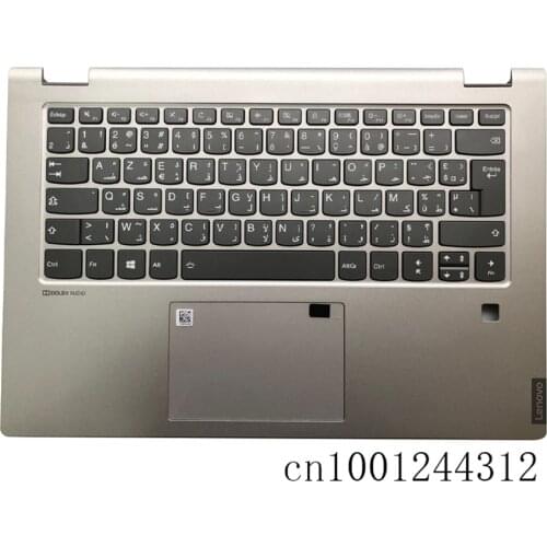 New 5CB0S17473 For Lenovo IdeaPad C340-14IWL C340-14API C340-14IML Palmrest Keyboard Bezel Touchpad Backlit W/FPR