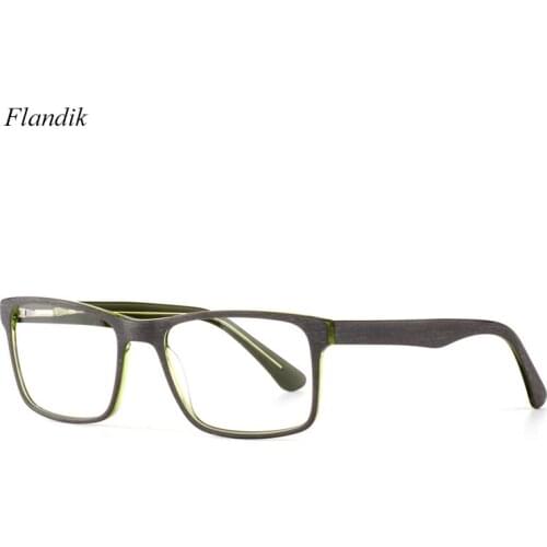 Acetate Glasses Optical Eyeglasses Frame Men Women Solid Square Frame Prescription Myopia Presbyopia Spectacles Nerd Eyewear