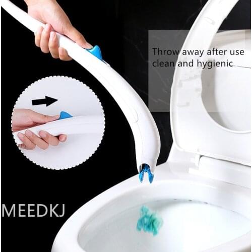 Disposable toilet brush can be thrown away without dead corners for toilets with cleaners Household Japanese toilet brushes