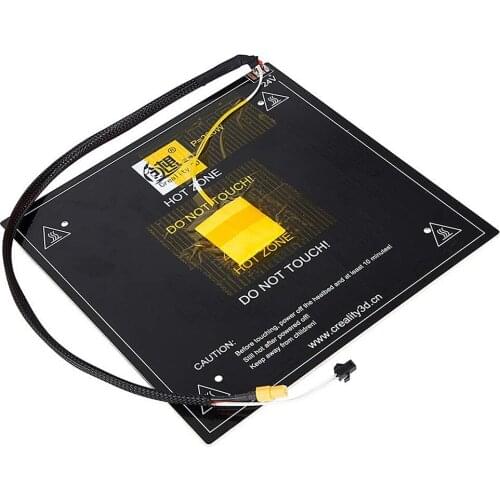 Heated Bed Plate with Line Replaces for Ender 5, DC 24V 220W,Color Black