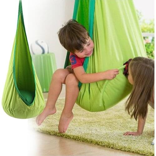Roof Air Cushion Outdoor Swing Pod Tree Hanging Seat Home Comfortable Hammock Chair Zipper Courtyard Indoor Children