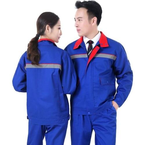 Worker clothing workwear clothes set male/female workmen uniform Work clothes labor insurance oil-proof anti-static gas station