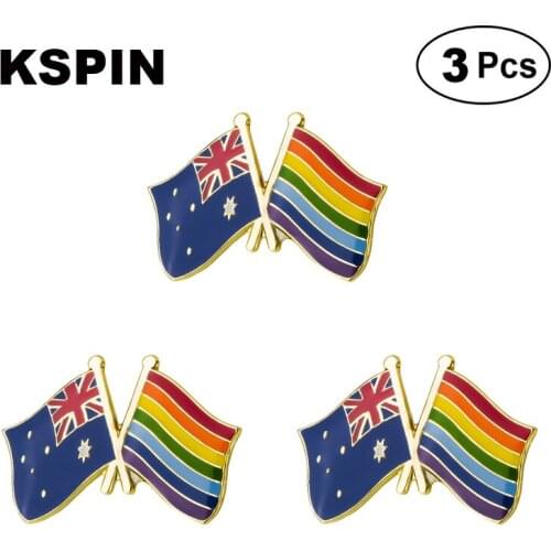 Rainbow Australia Frendship Lapel Pin Brooches Pins Flag badge Brooch Badges