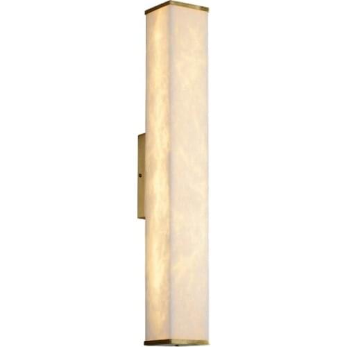 Modern new Chinese marble copper wall lamp living room villa background wall decoration lamp aisle corridor wall lamp