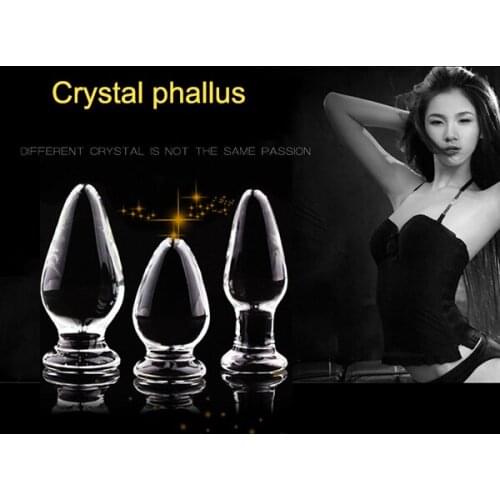 Glass Anal Plug Adult Male Female Masturbation Crystal Anal Dildo Sex Products Butt Plug Sex Toys for Women Men Anal Wand-45