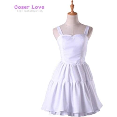 Uchiage Hanabi, Shita kara Miru ka? Yoko kara Miru ka? Oikawa Nazuna white dress Cosplay Costume Halloween Christmas Costume